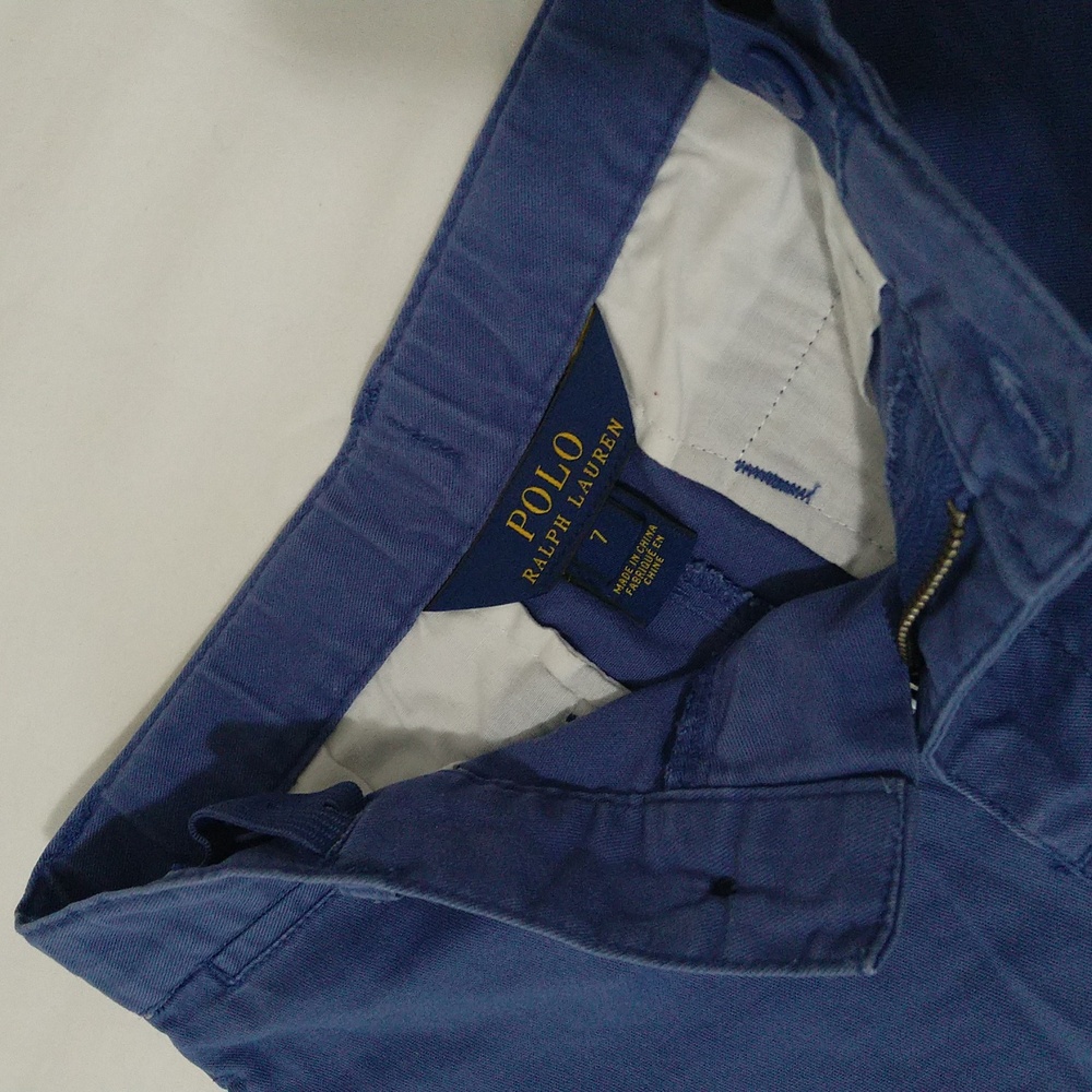 Polo Ralph Lauren Boys Classic Blue Shorts Size 7 - Picture 3 of 9